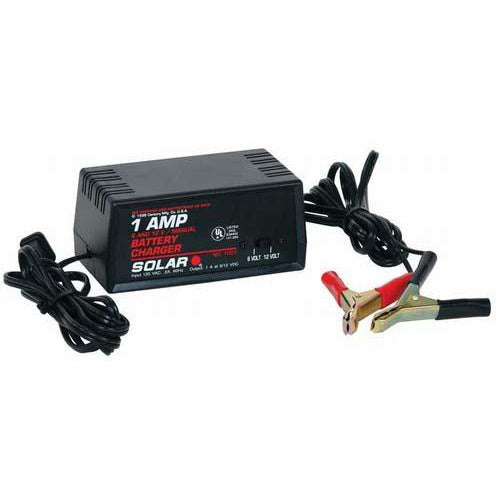 1A MANUAL BENCH-TYPE CHARGER 6/12V. SOL-1001