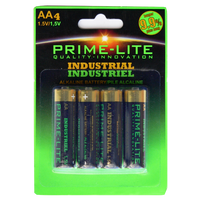 4 Pack Carded AA Batteries-