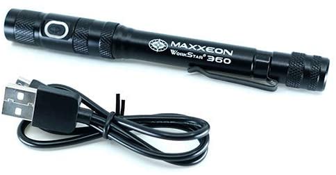Rechargeable LED Penlight/Inspection Light with Zoom MAX-360