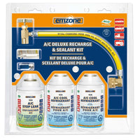 A/C DELUXE RECHARGE & SEALANT KIT 2 cans 45851 and 1 can 45856 EM-45883 EM-45883