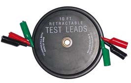 RETRACT TEST LEADS 3X10FT