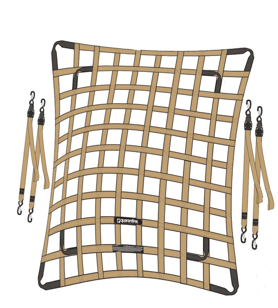 Short Box Restraint w/Mesh - 70"W X 82" L