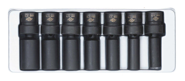 3/8 DR 7 PC DP UNIV IMP SET
