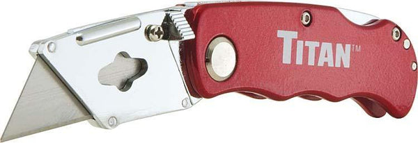 RED FOLDING POCKET UTILITY KNIFE - hutsiestoolsales
