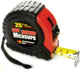 SAE/Metric 25' x 1" Wide Tape Measure PER-W5124 - hutsiestoolsales